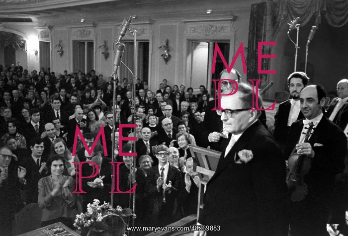: Dmitri Shostakovich after15th symphony premiere, 1972 : Dmitri Shostakovich after15th symphony premiere, 1972