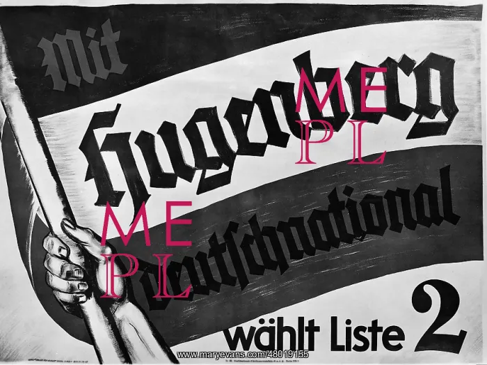  : DNVP election poster, 1930