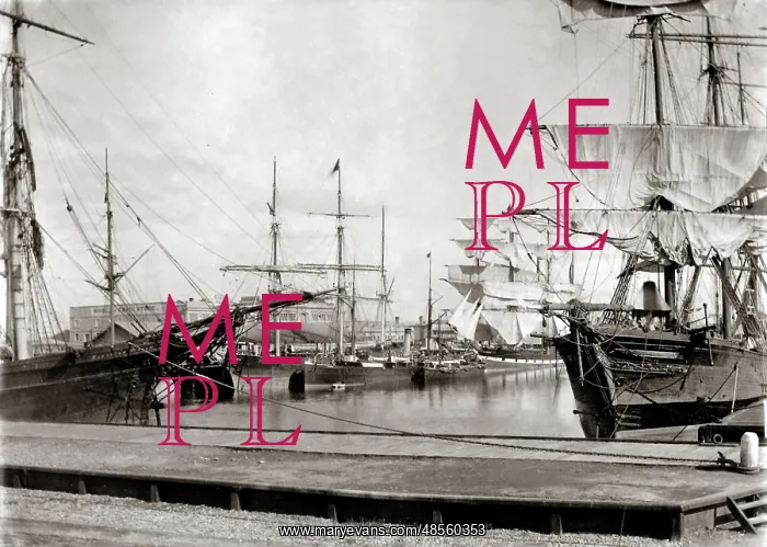  : Docks at Adelaide, Australia, circa 1880