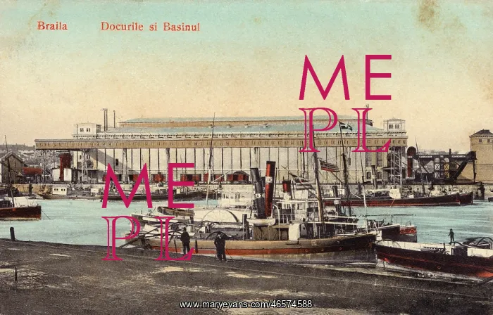  : Docks and Basin at Braila, Romania