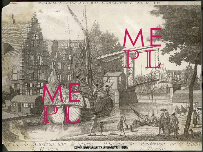 : DOCKS AT HAARLEM C18TH : DOCKS AT HAARLEM C18TH