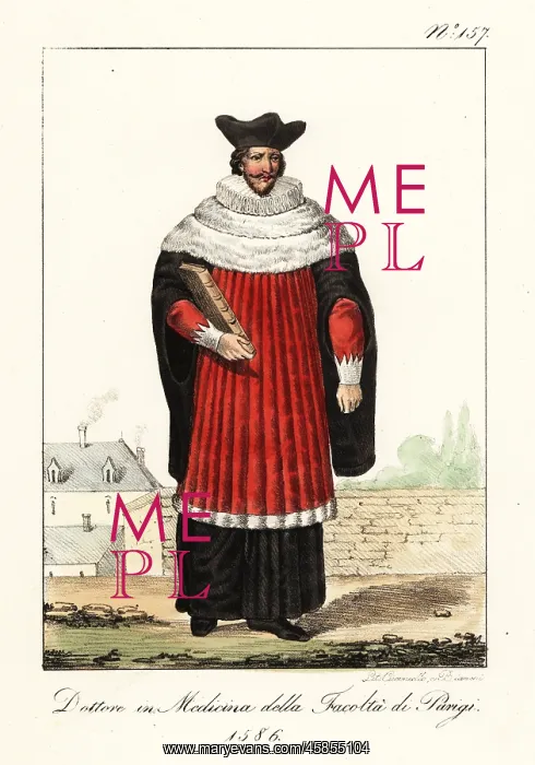 : Doctor at the Faculty of Medicine, 1586 : Doctor at the Faculty of Medicine, 1586