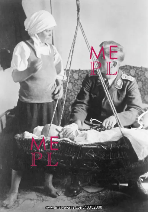 : Doctor with a sick child, 1941 : Doctor with a sick child, 1941