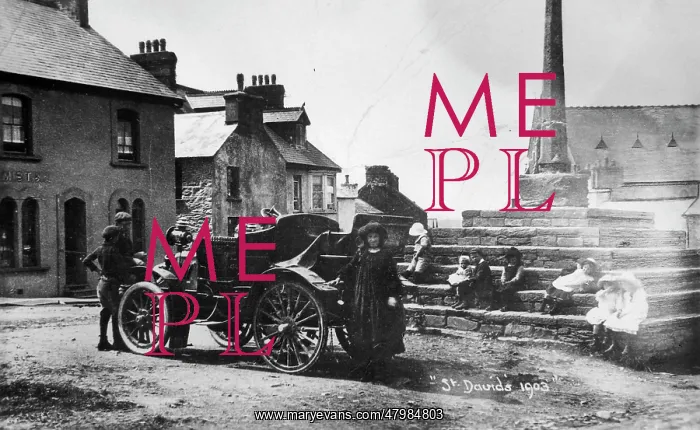 : Doctor's car, St Davids, Pembrokeshire, South Wales : Doctor's car, St Davids, Pembrokeshire, South Wales