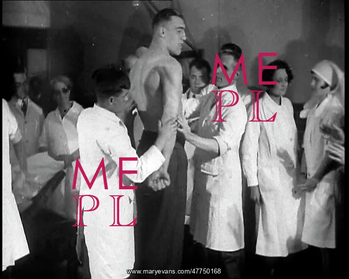 : Doctors Checking the Physique of Primo Carnera : Doctors Checking the Physique of Primo Carnera