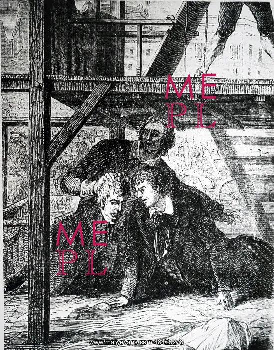 : Doctors at Mayence collecting the head of an executed : Doctors at Mayence collecting the head of an executed