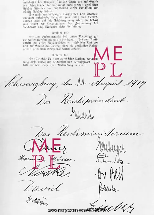: Document on the adoption of the new constitution, 1919 : Document on the adoption of the new constitution, 1919