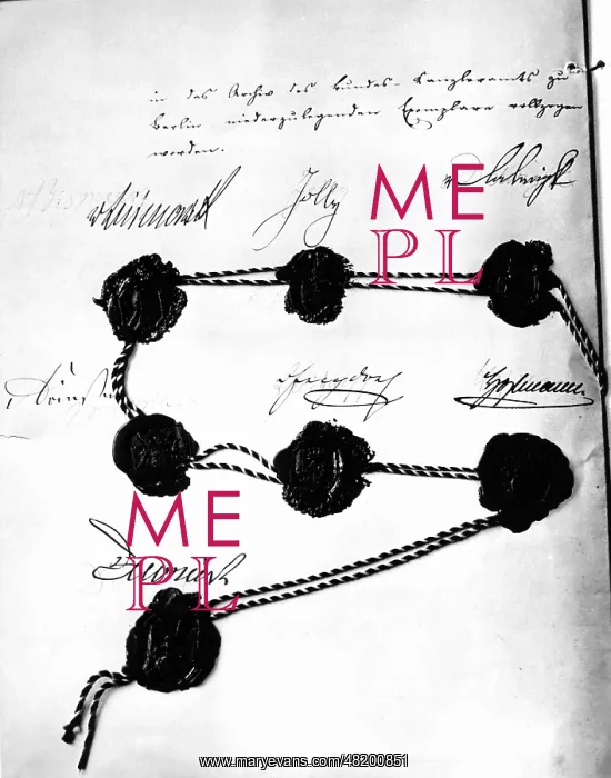 : Document on the establishment of a German coalition, 1870 : Document on the establishment of a German coalition, 1870
