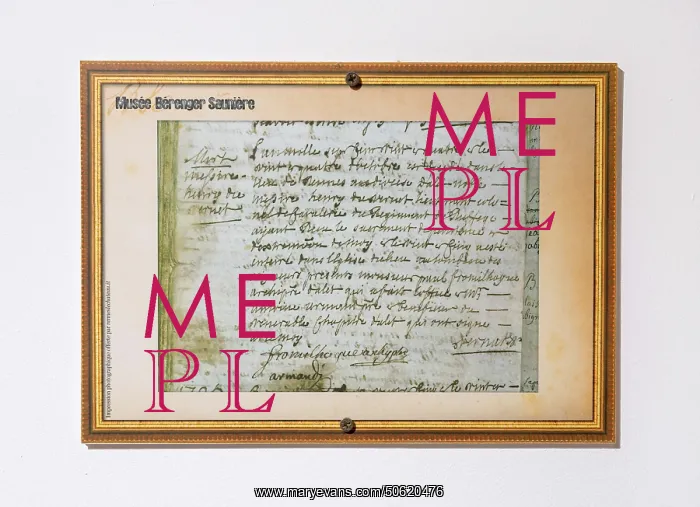 : Document, Musee Domaine de l'Abbe Sauniere, Rennes-le-Chateau : Document, Musee Domaine de l'Abbe Sauniere, Rennes-le-Chateau