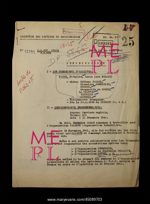 : Document, Service Historique de La Defense, Chateau : Document, Service Historique de La Defense, Chateau