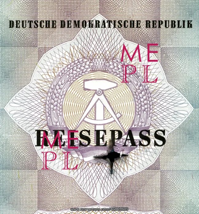 : documents, Germany, GDR, pass, 1989 : documents, Germany, GDR, pass, 1989