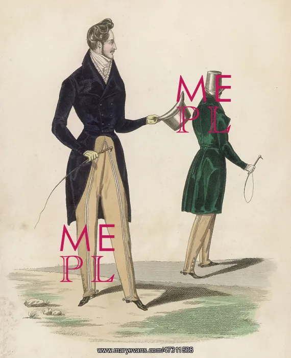 : Doffing Top Hat 1834 : Doffing Top Hat 1834