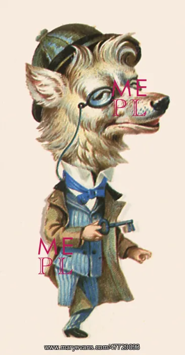: Dog with Key : Dog with Key