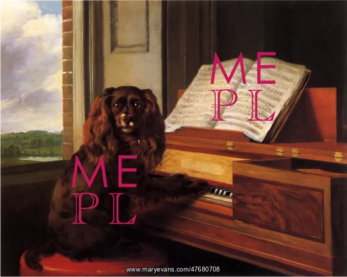  : Dog Playing Piano