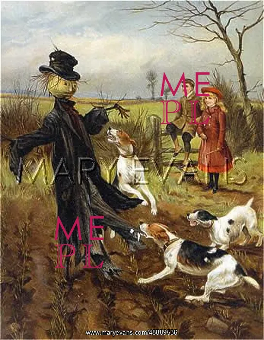 : DOGS AND SCARECROW : DOGS AND SCARECROW