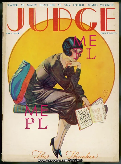  : Doing the Crossword - 1925