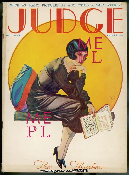  : Doing the Crossword - 1925