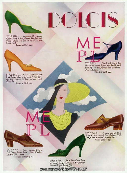 : DOLCIS ADVERT 1931 : DOLCIS ADVERT 1931