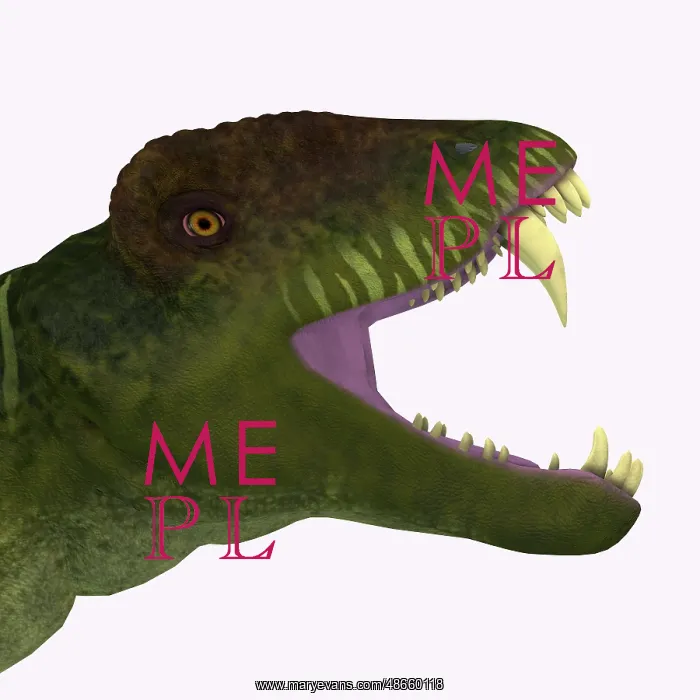 : Doliosauriscus dinosaur head : Doliosauriscus dinosaur head