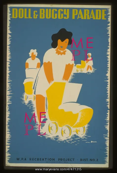 : Doll & buggy parade - WPA recreation project, Dist. No. 2 Do : Doll & buggy parade - WPA recreation project, Dist. No. 2 Do