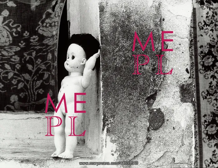 : Doll on a window sill : Doll on a window sill