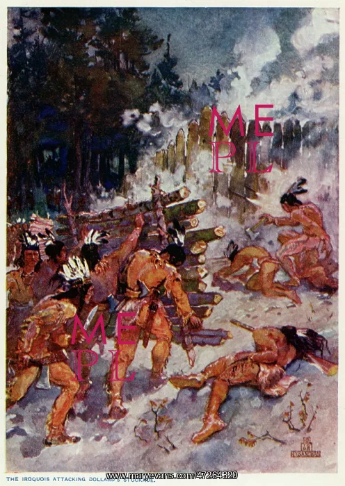 : DOLLARD FIGHTS IROQUOIS : DOLLARD FIGHTS IROQUOIS