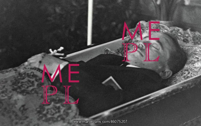 : Dollfuss. The laid out corpse of Engelbert Dollfuss. Photograph. July 26th 1934 : Dollfuss. The laid out corpse of Engelbert Dollfuss. Photograph. July 26th 1934