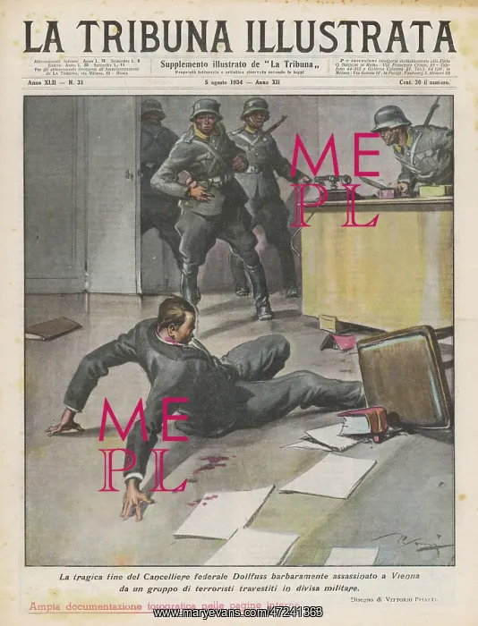 : DOLLFUSS ASSASSINATED : DOLLFUSS ASSASSINATED