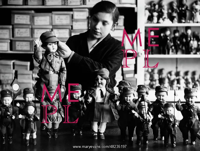 : Dolls in SA uniform, Berlin 1933 : Dolls in SA uniform, Berlin 1933