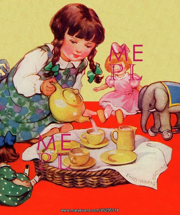 : Dolls tea party : Dolls tea party