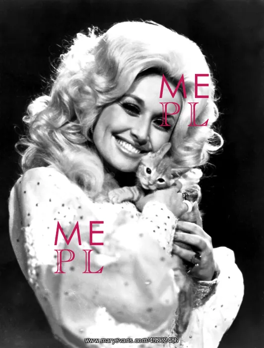 : Dolly Parton and friend in the 1970s. ? : Dolly Parton and friend in the 1970s. ?