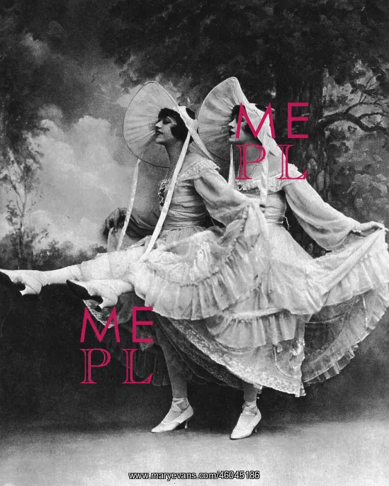 : Dolly Sisters in their dancing frocks : Dolly Sisters in their dancing frocks
