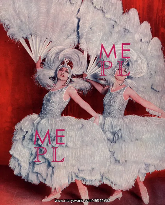 : The Dolly Sisters in feather creations : The Dolly Sisters in feather creations