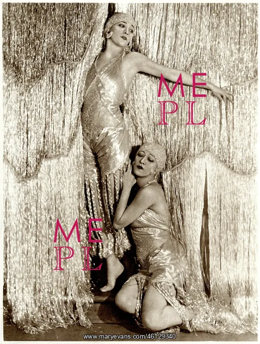 : The Dolly Sisters performing their Persian Dance 1921 : The Dolly Sisters performing their Persian Dance 1921