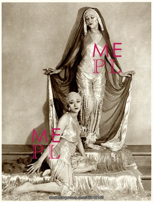 : The Dolly Sisters performing their Persian Dance 1921 : The Dolly Sisters performing their Persian Dance 1921