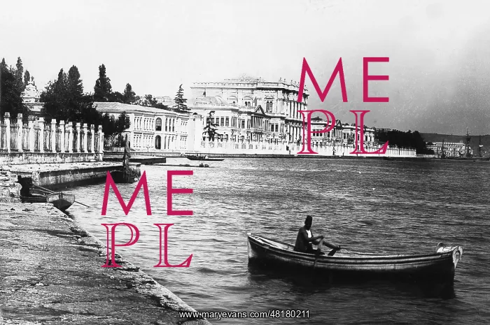 : The Dolmabahce Palace in Constantinople, what is now Istanbul : The Dolmabahce Palace in Constantinople, what is now Istanbul