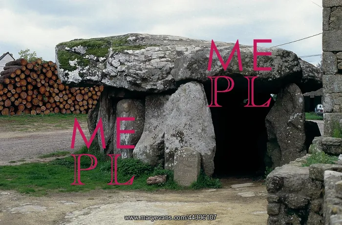 : Dolmen in the archeological site : Dolmen in the archeological site