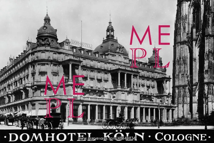 : The Dom Hotel in Cologne, circa 1920s : The Dom Hotel in Cologne, circa 1920s