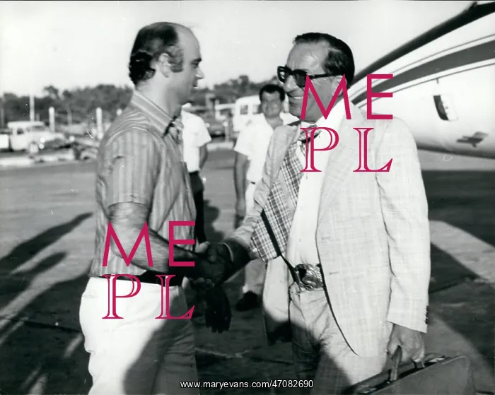 : Dom Mintoff in election campaign, Malta : Dom Mintoff in election campaign, Malta