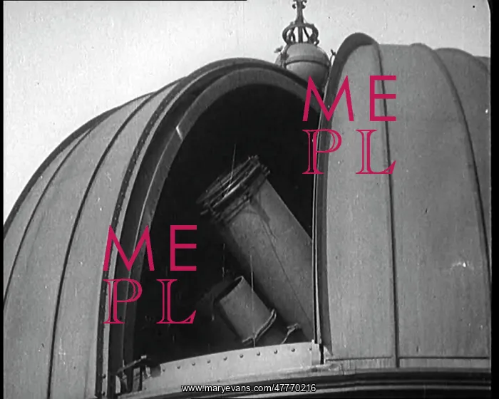: Dome Of An Observatory Opening To Reveal A Telescope : Dome Of An Observatory Opening To Reveal A Telescope