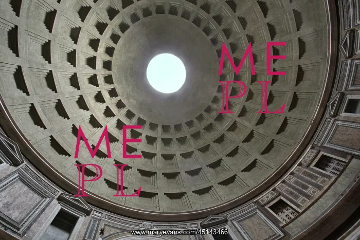  : Dome, Rotunda of the Pantheon, Rome, Italy