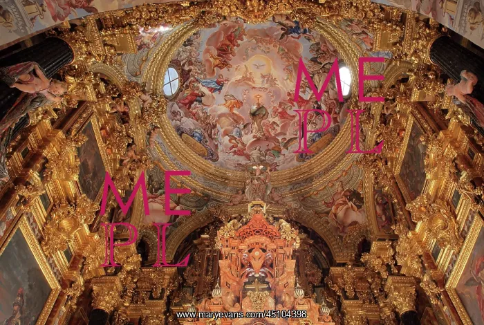 : Dome of the tabernacle, Granada Charterhouse : Dome of the tabernacle, Granada Charterhouse