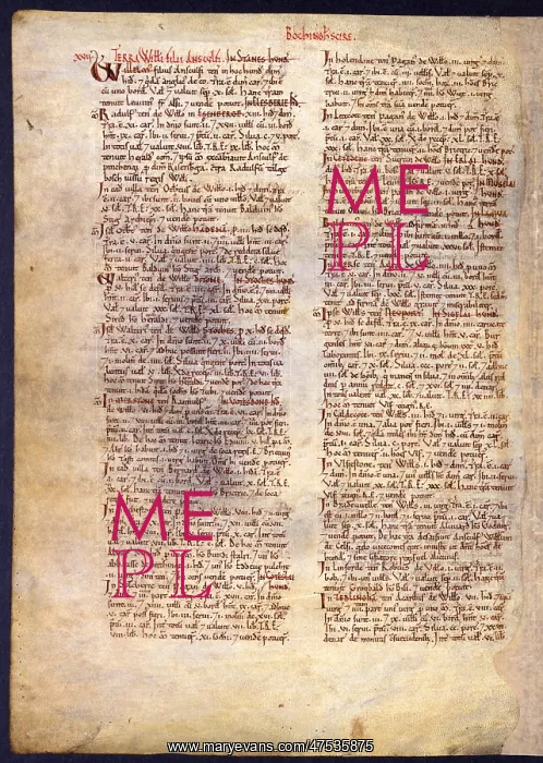 : The Domesday Book, Buckinghamshire : The Domesday Book, Buckinghamshire
