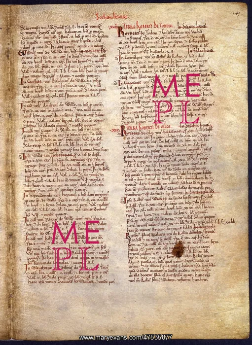: The Domesday Book, Buckinghamshire : The Domesday Book, Buckinghamshire