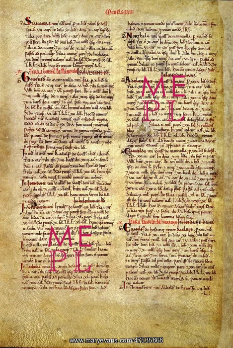 : The Domesday Book, Middlesex : The Domesday Book, Middlesex