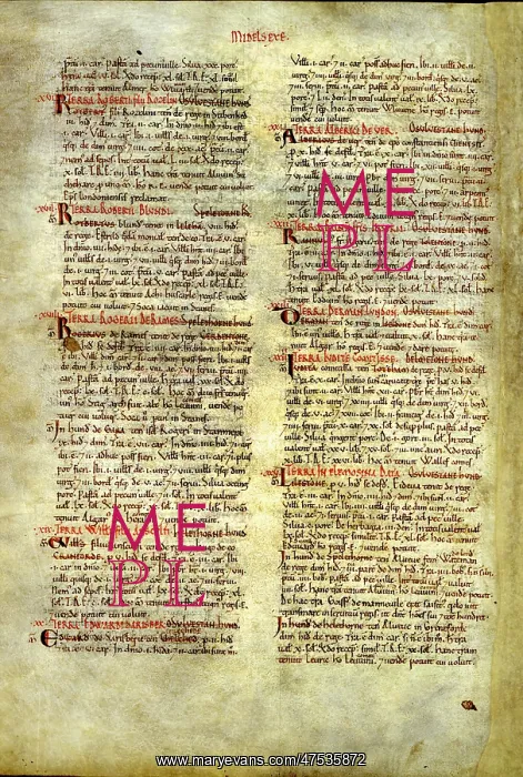 : The Domesday Book, Middlesex : The Domesday Book, Middlesex