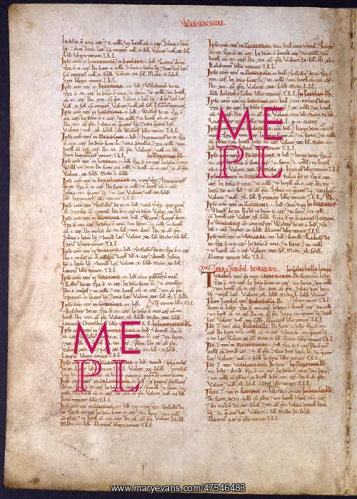 : The Domesday Book, Warwickshire : The Domesday Book, Warwickshire