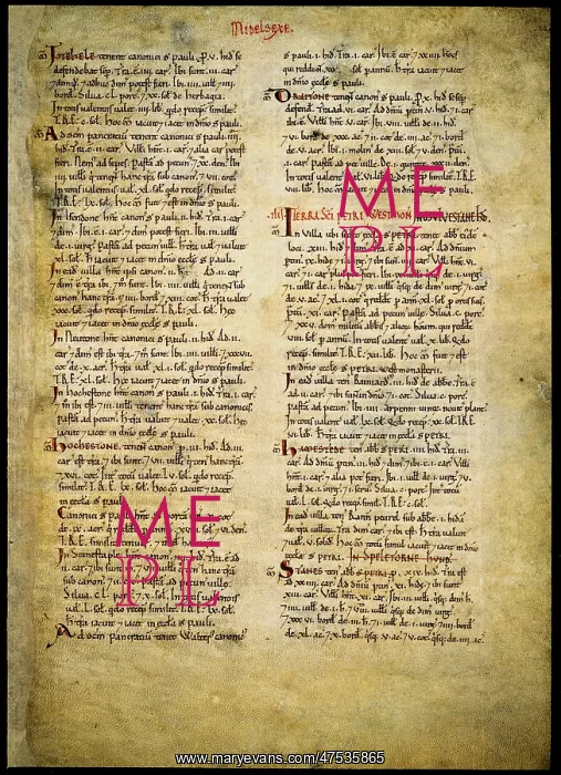 : The Domesday Book, Westminster : The Domesday Book, Westminster
