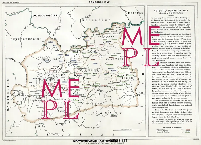  : The Domesday Map of Surrey