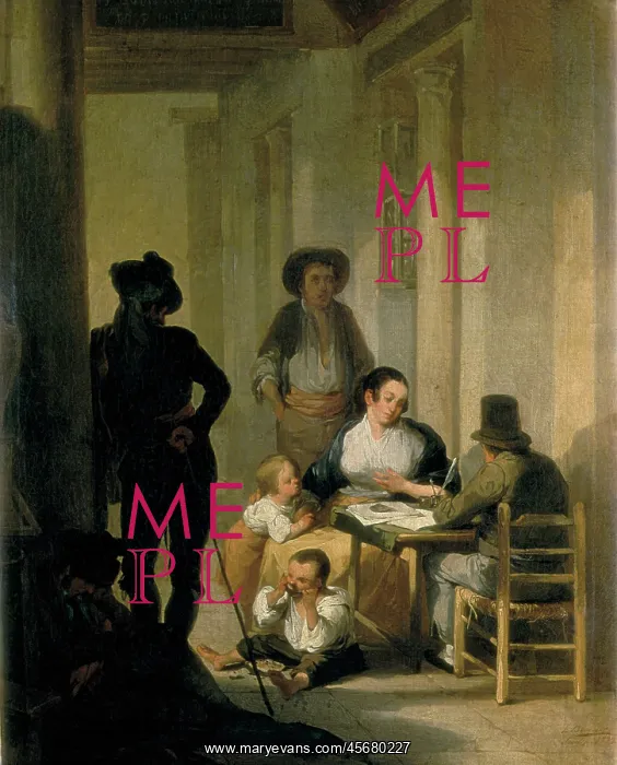 : DOMINGUEZ BECQUER, Jose (1805-1841). The Scribe : DOMINGUEZ BECQUER, Jose (1805-1841). The Scribe